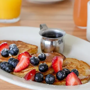 pancakes, food