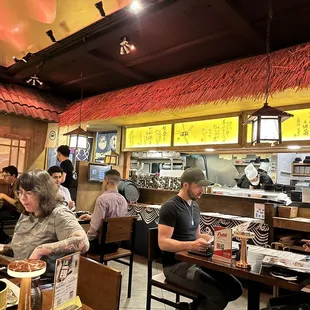 Inside of the restaurant