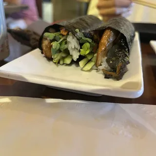 FRESH WATER EEL HAND ROLL