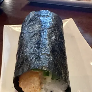 SPICY SCALLOP HAND ROLL