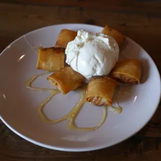 Fried Banana with Ice Cream