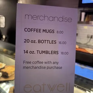 They sell merch