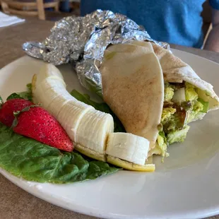 Avocado and Provolone Wrap