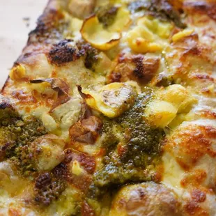 Potato Pesto Pizza