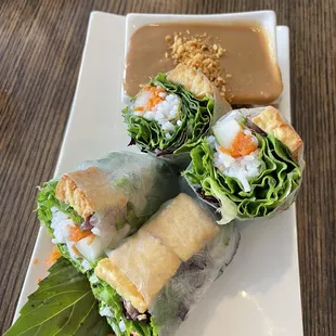 Spring Rolls with tofu