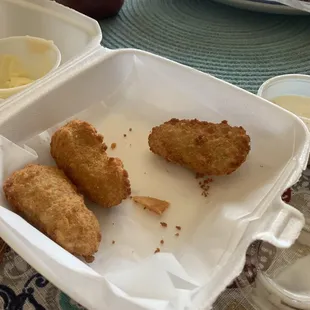 Poppers.   Sorry I ate them up so fast.   It was a good sized portion