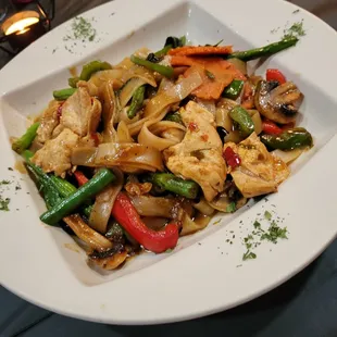 Drunken noodles