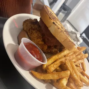 Chicken Parmesan sandwich