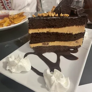 Chocolate peanut butter cake