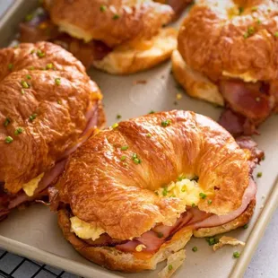 Croissants breakfast