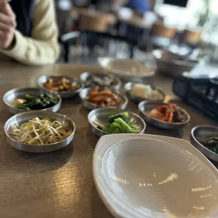 a person eating a meal at a restaurant