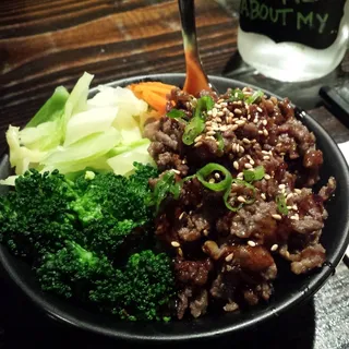 Korean BBQ Beef Rice Bowl