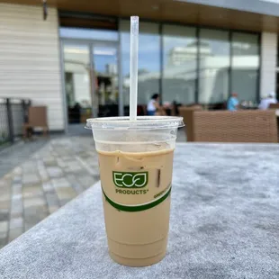 honey almond latte