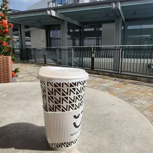 Medium hot lavender chai