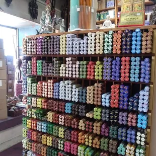 Variety of incense and oils