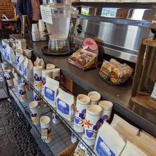 they sell mugs + their own coffee brand