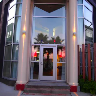 outside