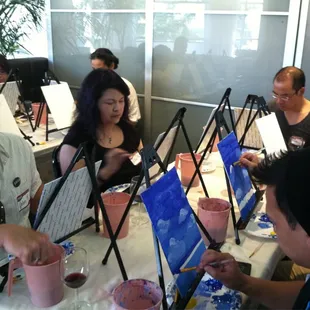 Art a la Cart class @ EBGB