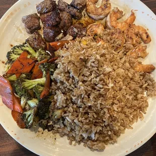 Steak and shrimp habachi AMAZING