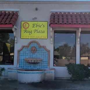 Visit our Rug Plaza. On the corner of Fox and Fort Lowell.