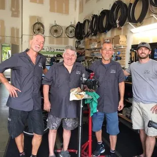 Meet our Kapolei staff of highly skilled technicians! Left to right John G, Bill, John C, and Mike