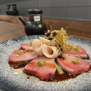 Custom made truffle hamachi