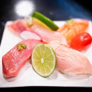 sushi and sashimi, sushi, food, sashimi