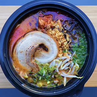 Spicy Black Garlic Oil Tonkotsu Ramen