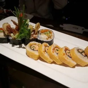 sushi and sashimi, food, sashimi, sushi