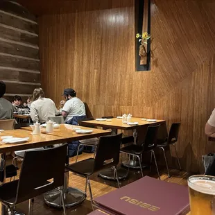 sushi and sashimi, interior