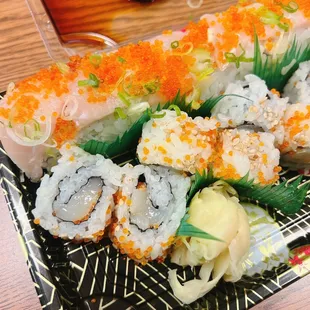 Double Hamachi Roll