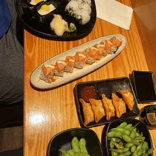 sushi and sashimi, food, sushi, sashimi