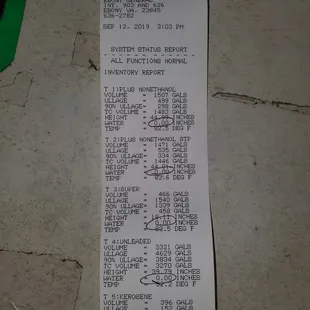 Dear Mr. Jim W. We have no water in our tank , here is our tank monitor report