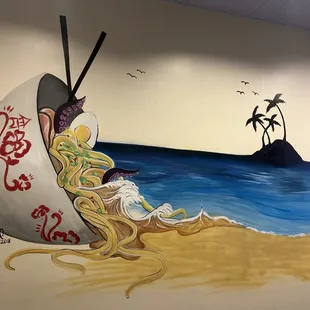 Great place for ramen and artwork