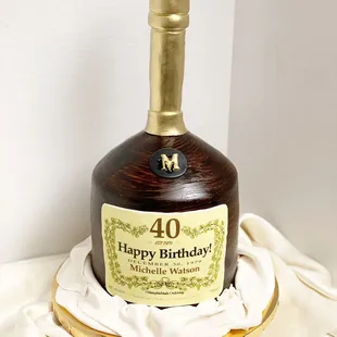 3D Cake-Hennessy Bottle