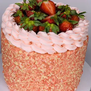 Strawberry Shortcake Cake