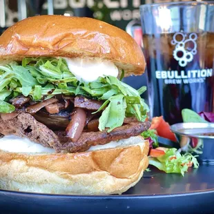 Portobello Mushroom Steak Burger