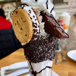 Brownie freakshake!