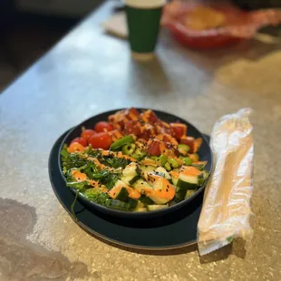 Ahi tuna poke bowl