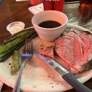 Prime Rib. - I was so hungry - forgot to get a "before" picture