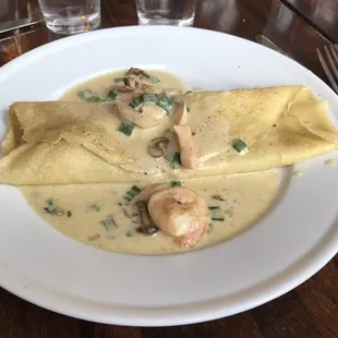 Seafood Crepe
