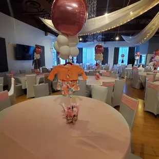 Showering the little princess