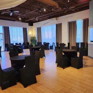 Cocktail set up available.