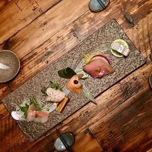 Omakase Nigiri Tasting~ premium fish~       
specialty fish from Japan~