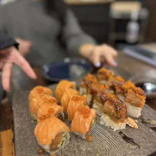 Salmon Lover Roll, Mission Dolores Roll