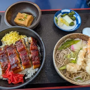 Lunch Special for the day 02.21.2025 $14 for this delicious unagi meal