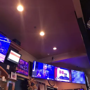 Look at how blue the TVs are. TVs are so cheap these days why not get ones that work?