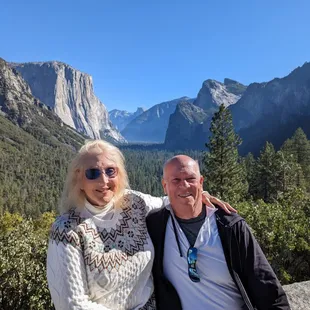 El Capitan and Half Dome.