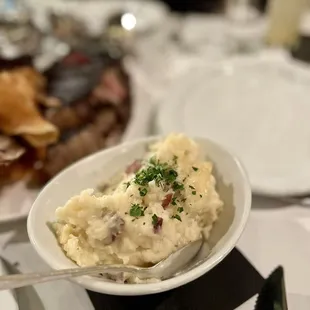 Garlic mashed potatoes