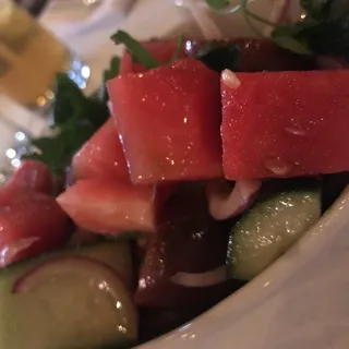 Tomato, Cucumber, Watermelon & Red Onion